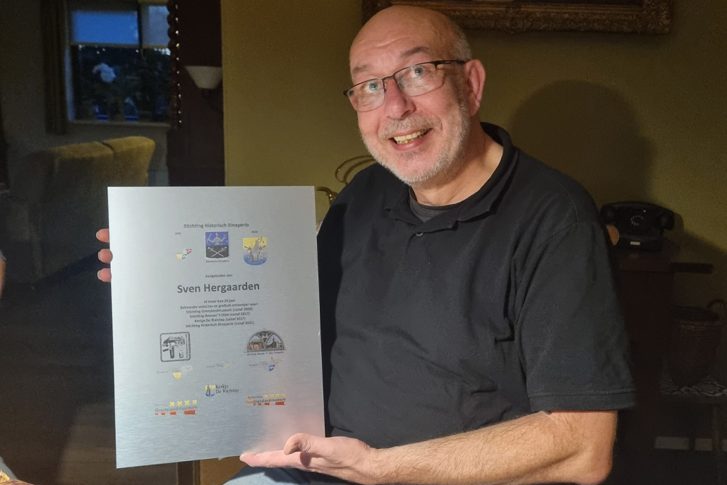 Sven Hergaarden al 25 jaar beheerder van websites Stichting Historisch Dinxperlo Sven Hergaarden al 25 jaar beheerder van websites Stichting Historisch Dinxperlo